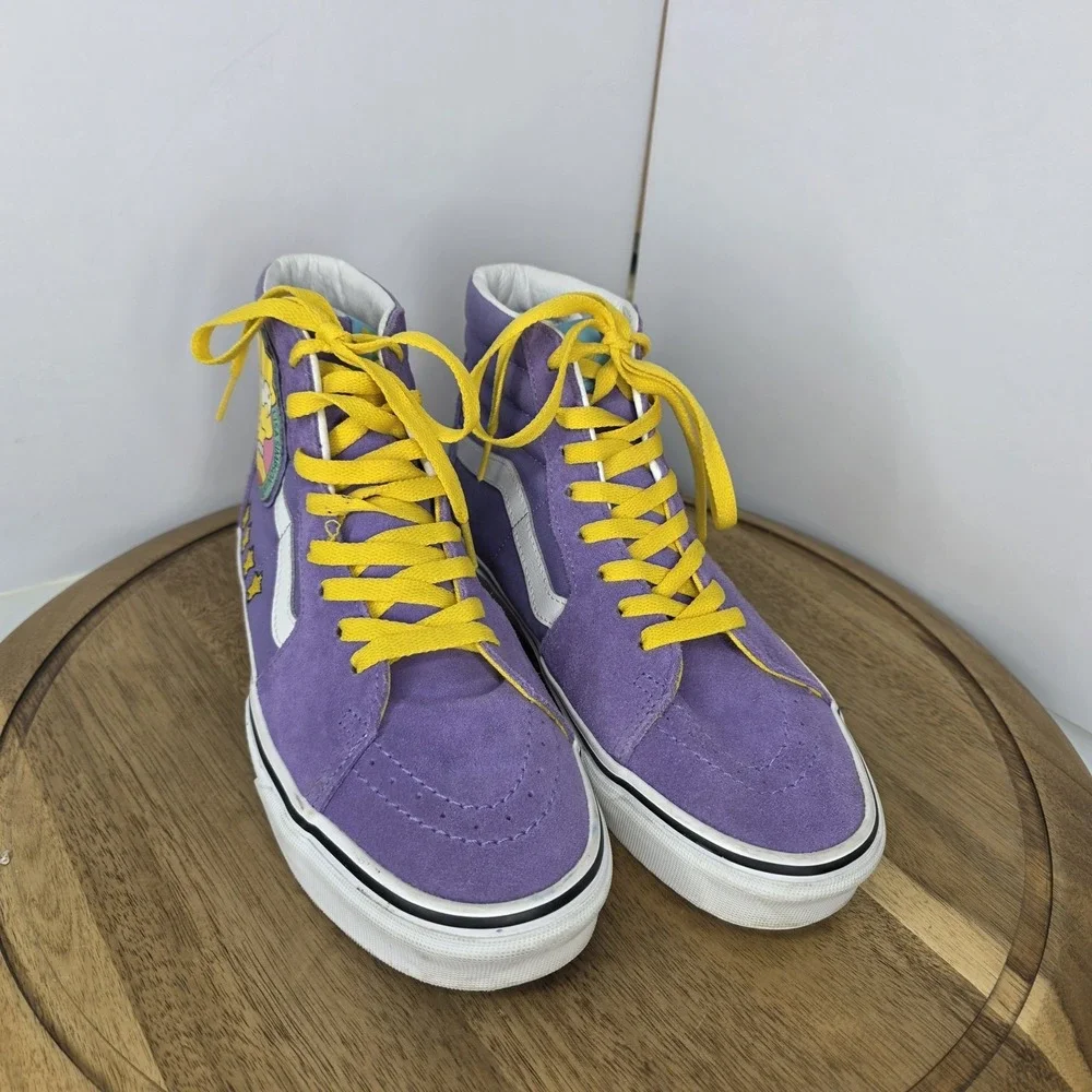 VANS The Simpsons Lisa For President Sk8-Hi Purple Men 7.5 Wmn 9 SK8-Hi Sneakers